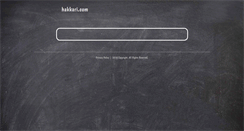Desktop Screenshot of hakkari.com